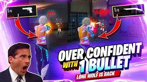 Free fire headshot Lone wolf 1v1 1 awmo  prank video