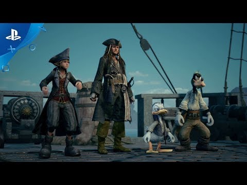 Kingdom Hearts III - E3 2018 Pirates of the Caribbean Trailer | PS4