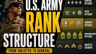 US Army Rank Structure Explained l from Private to General