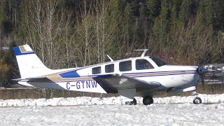 Beechcraft A36 Bonanza Takeoff