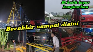 Carousel ride demolition || Puri Beta Night Market #agusroychannel