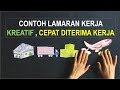 Melamar Kerja Yang  Cerdas, Kreatif, Inovatif  Luar Biasa!!!