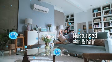 Panasonic nanoe™ X Air Conditioner keeping you and your loved one safe indoors [30s]