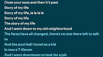 Social Distortion Story of my Life Lyrics Social Distortion Story of my Life Lyrics