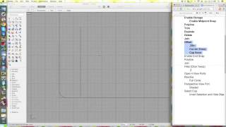 Beginners Rhinoceros 3D Tutorial 2D Commands and Revolve