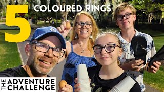 The Adventure Challenge Book Family Edition : Five Coloured Rings