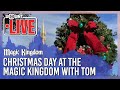 🔴LIVE Christmas Day at the Magic Kingdom with Tom