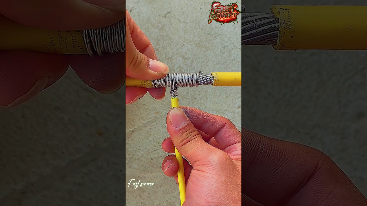 Clean, strong, and professional. The ultimate wire joint tutorial. 💡🔥 