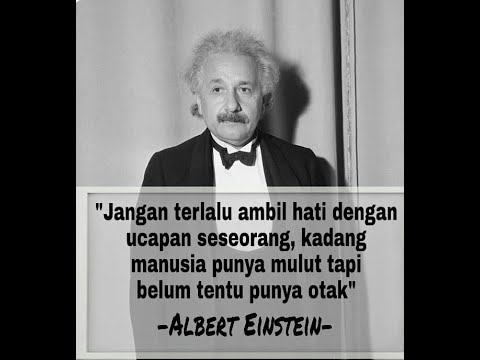 Kata Kata Bijak Albert Einstein Tokoh Inspirasi Youtube