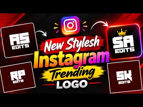 How To Create Instagram Trend Cinematic Logo SM Logo Design Tutorial | New Trend Logo Editing Video