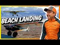 Bushplanes on a beach in high wind my aviation origin story