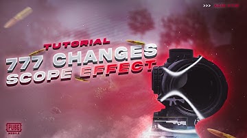 777 CHANGES : SCOPE EFFECT TUTORIAL | AFTER EFFECTS | TUTORIAL | ACID FTW