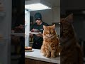 The most dangerous midnight raid in history💀 #shorts #funny #animation #relatable #cat #heist #viral