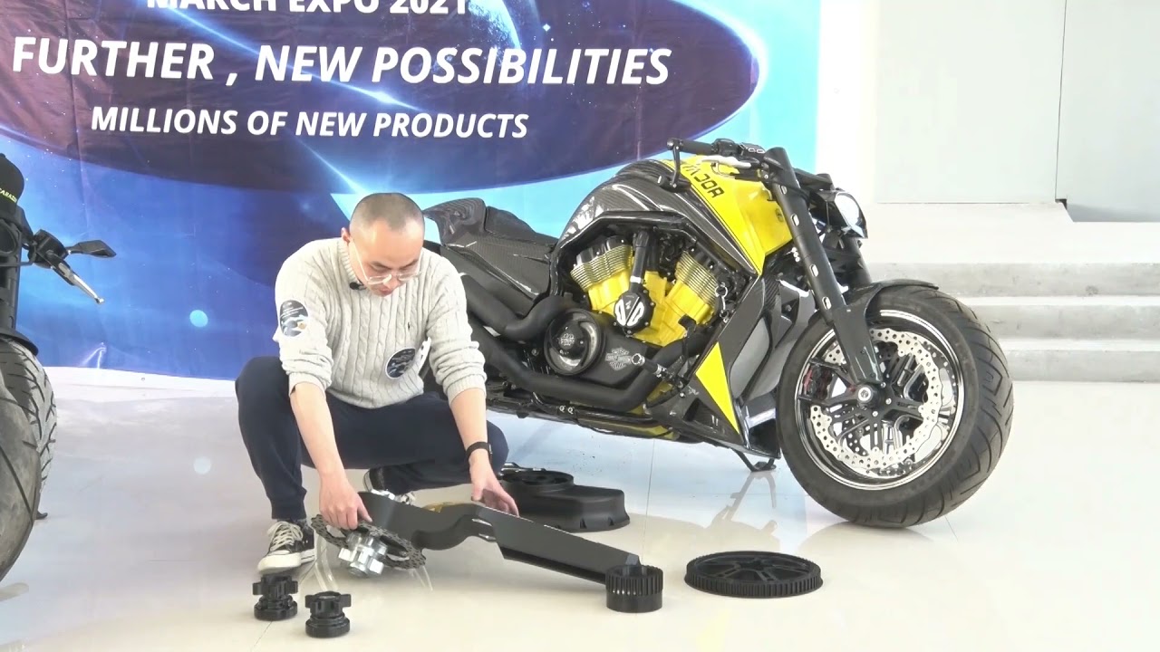 Single -Sided Swingarm for Harley Davidson - YouTube