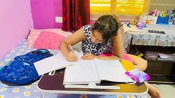 Finally Holiday Homework 📚 Completed Priyanshi Ki |Vlog#1052 |#learnwithpriyanshi #babinayoutuber