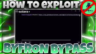 [UNDETECTED] - How to EXPLOIT on Windows PC | SOLARA Executor - BYFRON BYPASS on Roblox Web Version!