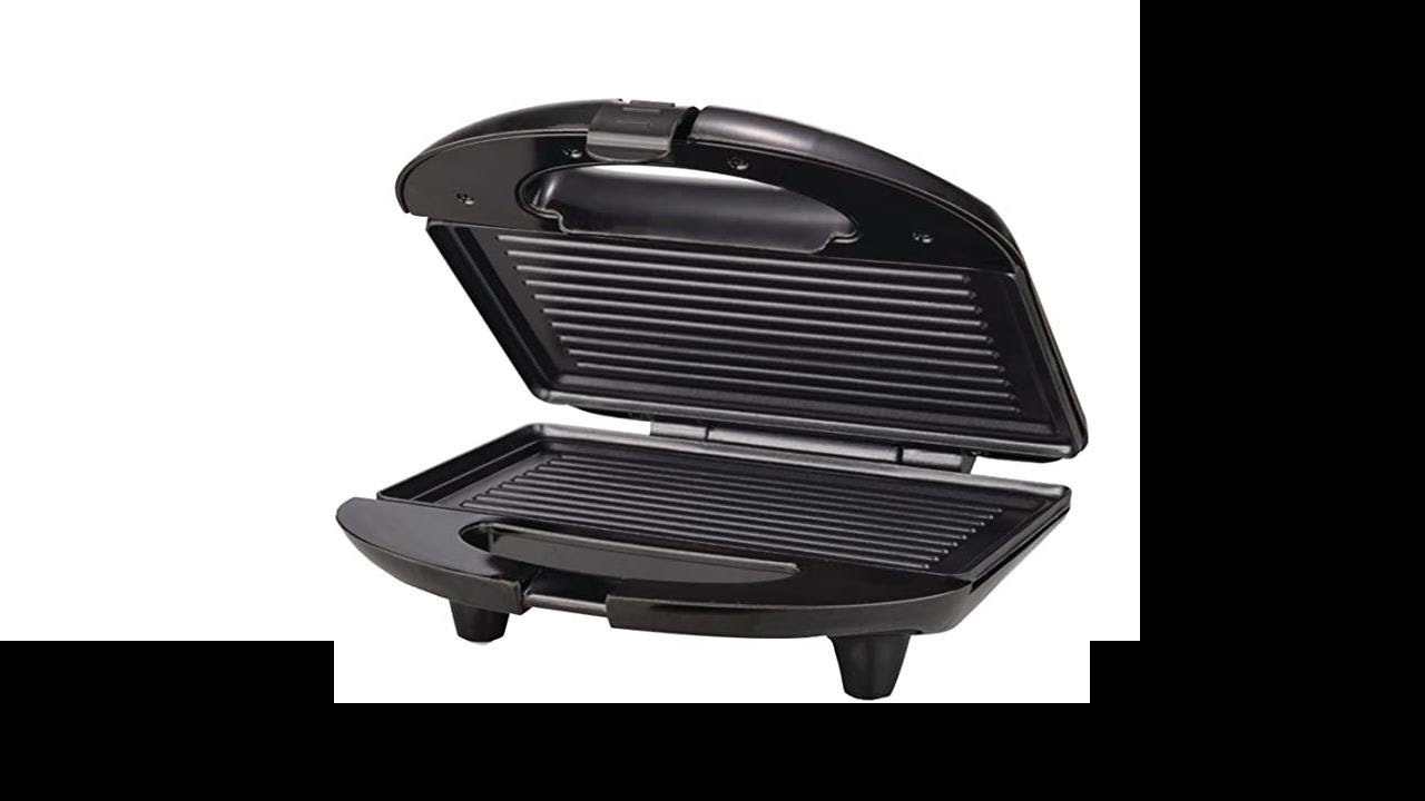 Brentwood Panini Press and Sandwich Maker NonStick, Black YouTube