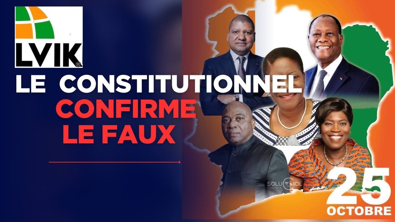 🔴 DIRECT: LE CONSTITUTIONNEL VALIDE LA CANDIDATURE DE OUATTARA ET REJETTE CELLE DES OPPOSANTS
