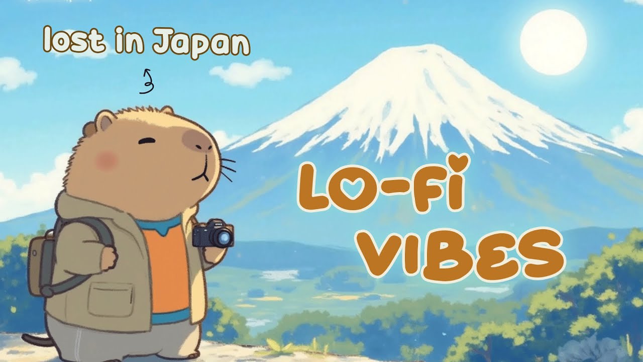 Gentle Lofi Vibes for A Smooth Start To The Week 🌸🍜 Capy a Little Lost in Japan