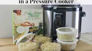 How to Cook Brown Rice in a Pressure Cooker - Easy Meal Prep Technique