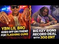 Detroit Rapper CashGang Big Key Signs Record Deal with 300 Ent, YBN Lil Bro Goes Off on homeboy 