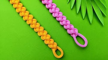 How to tie easy knot pattern # Paracord/Macrame #22