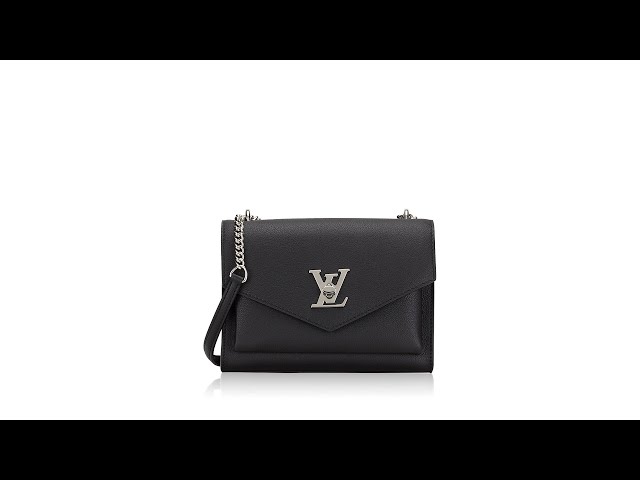 Mylockme Pochette Lockme Leather in Black - Small Leather Goods