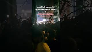 Here is how a big fight between the Police (Polićaci) and Serbian People protesting looks like...