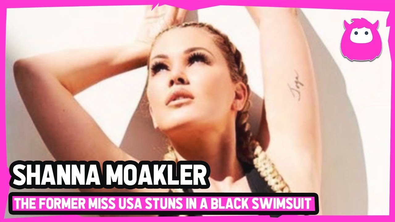 Former Miss Usa Shanna Moakler Shows Off Her Modeling Skills In A Black Swimsuit Youtube 