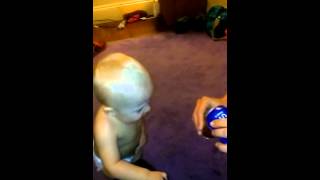 Funny Baby Koltyn Drinking Dr Pepper