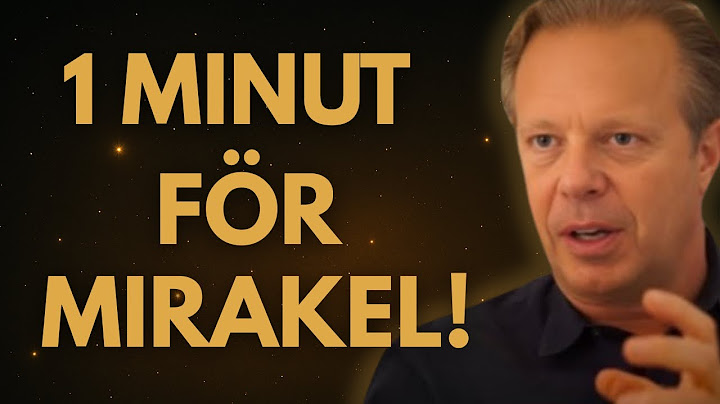 Bara 1 MINUT AV TRO (och du får det du bad om) Joe Dispenza