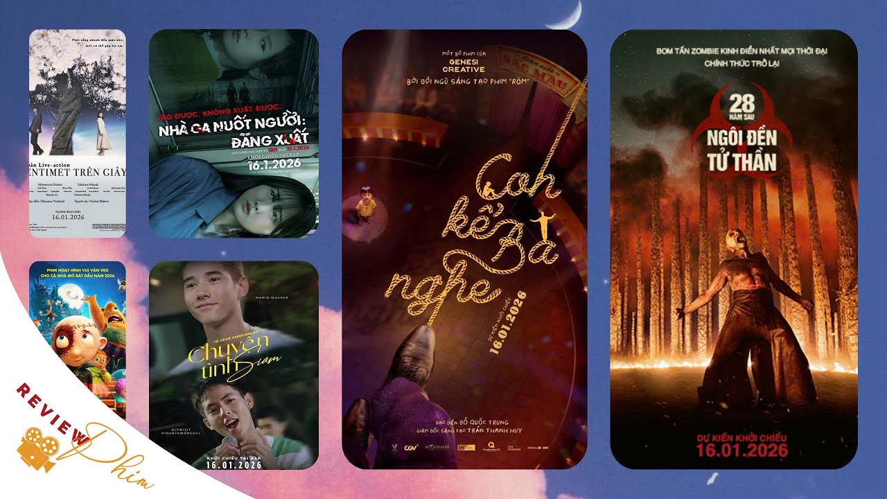 Review phim: CON KỂ BA NGHE, 28 NĂM SAU: NGÔI ĐỀN TỬ THẦN, NHÀ GA NUỐT NGƯỜI: ĐĂNG XUẤT,...