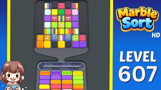 Marble Sort Level 607 Solution Walkthrough