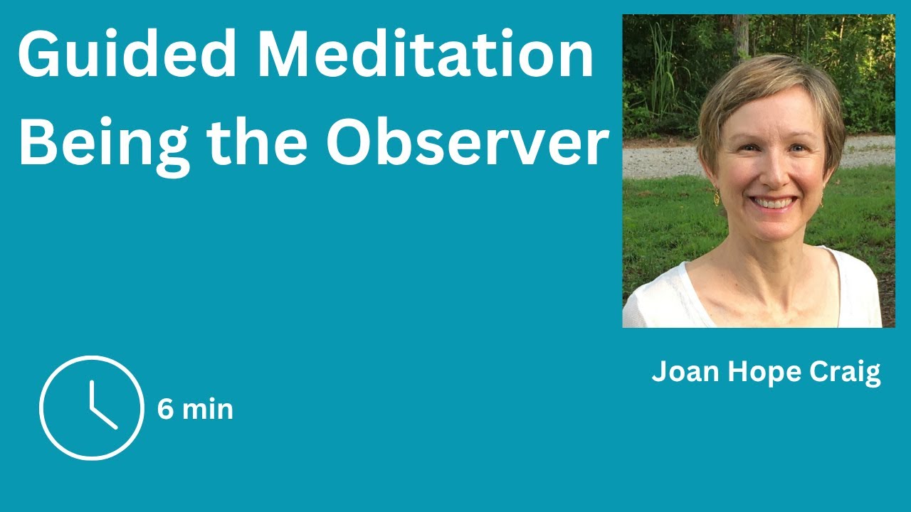 Медитация под руководством наблюдателя — 6 минут для успокоения ума