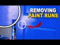 How to resolve paint spits  runs