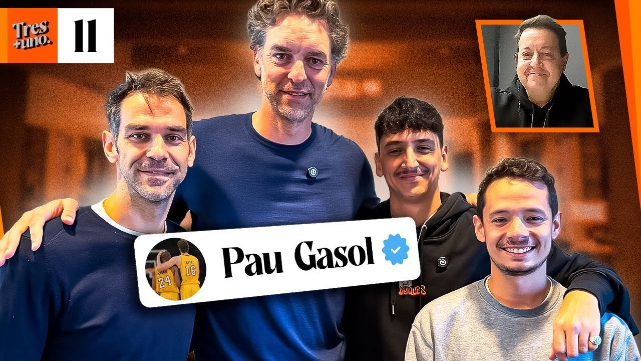 3+1 | ¡ESPECIAL PAU GASOL! Anillos, Kobe, quinteto ideal, peor momento en la NBA, anécdotas.. | 3x11