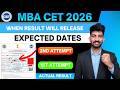 Mba Cet Result Expected Dates 2026 | When Mba Cet Result will Release 2026