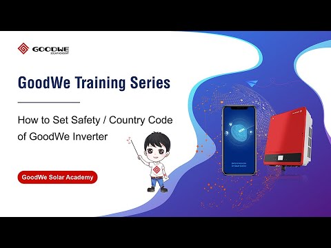 How to Set Safety/Country Code of GoodWe Inverter