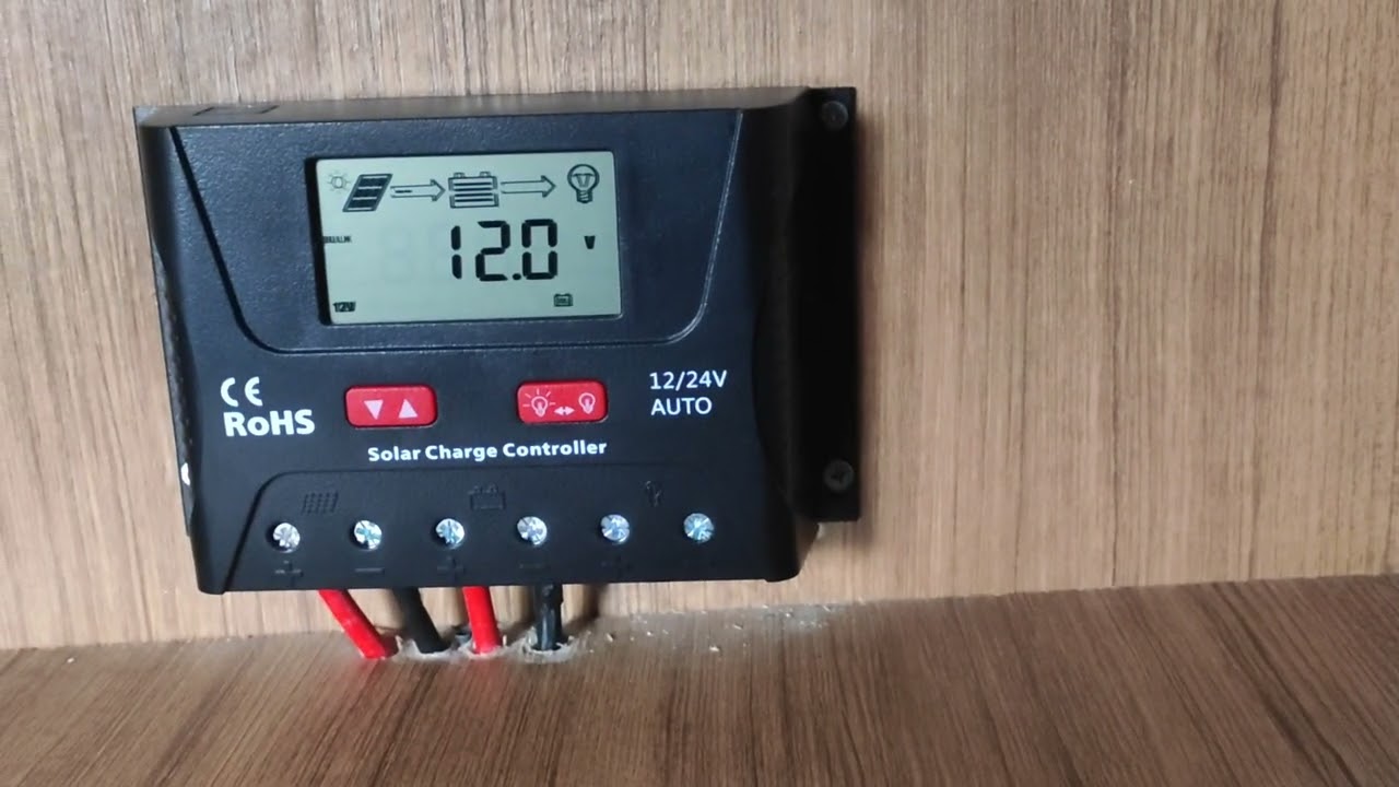 Başkent karavanın RoHS 12/24 V solar charge controller kullanımı ve kurulumu