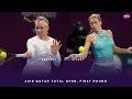 Kiki Bertens vs. Camila Giorgi | 2019 Qatar Total Open First Round | WTA Highlights