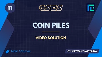 #11 Coin Piles Video Solution | CSES Problemset | Introductory Problems