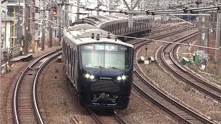 【JR東】埼京線 各停新宿行 四反道跨線人道橋 Japan Tokyo JR Saikyo Line Trains