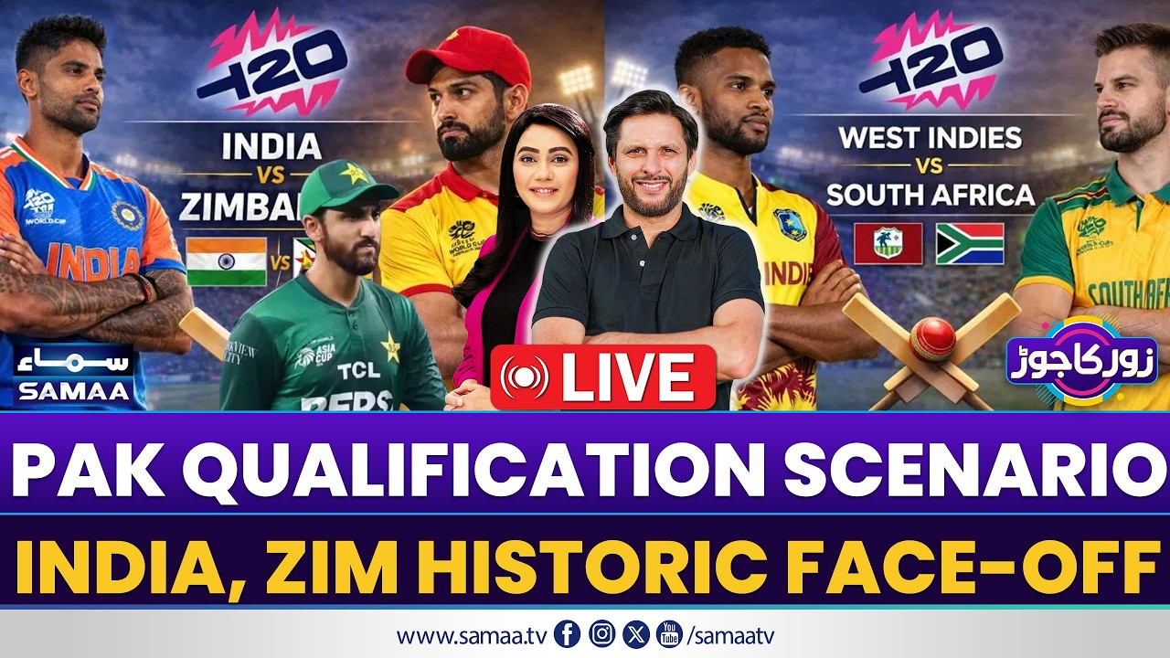 T20 WC 2026 | India, Zim Historic Face-Off | Pak qualification scenario | Zor Ka Jor