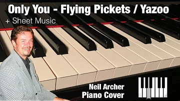 Only You - Yazoo | Flying Pickets | Selena Gomez | McDonalds Ad - HD Piano Cover + sheet music