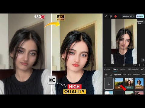 How to Increase Video Quality in CapCut | CapCut Video Quality Increase | App to Increase Video Q...