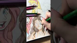 Drawing Aisha from Winx club #drawing #art #sketch #winxclub #shorts