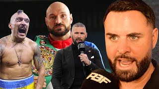 SAM JONES REACTS TO TONY BELLEW SAYING OLEKSANDR USYK HAS FACED FIGHTERS LIKE TYSON FURY, ADAM HAMED