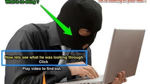 How to see If someone was on your Mac