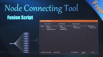 Free DaVinci Fusion Script | Node Connecting Tool | VFX Grace