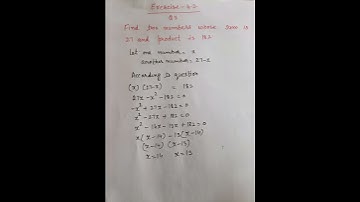 Class 10 Math Exercise 4.2 Q 3 #youtubeshorts #mathematicclass10